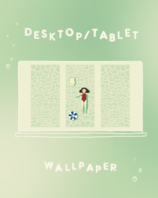 Digital wallpaper - Pool Time