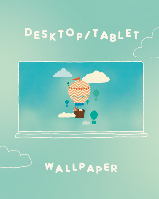 Digital wallpaper - Hot Air Balloon