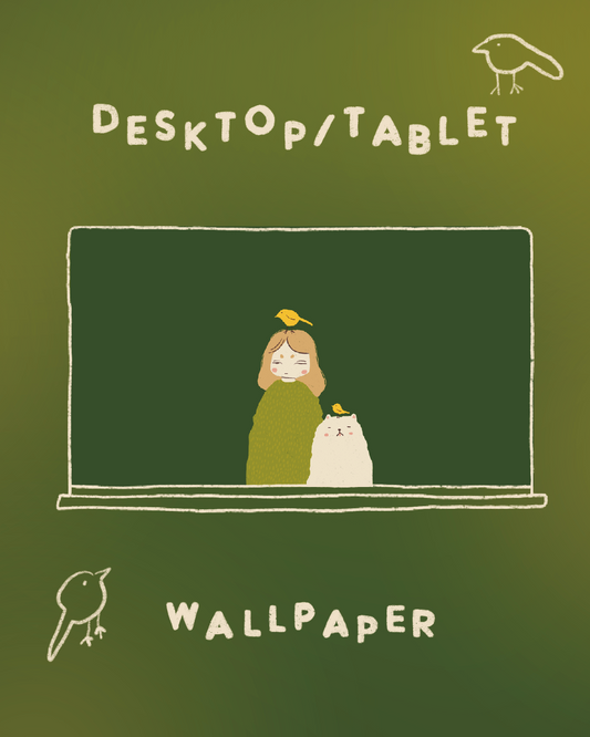 Digital wallpaper - Birdies