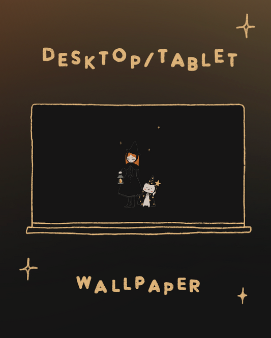 Digital wallpaper - Witchy