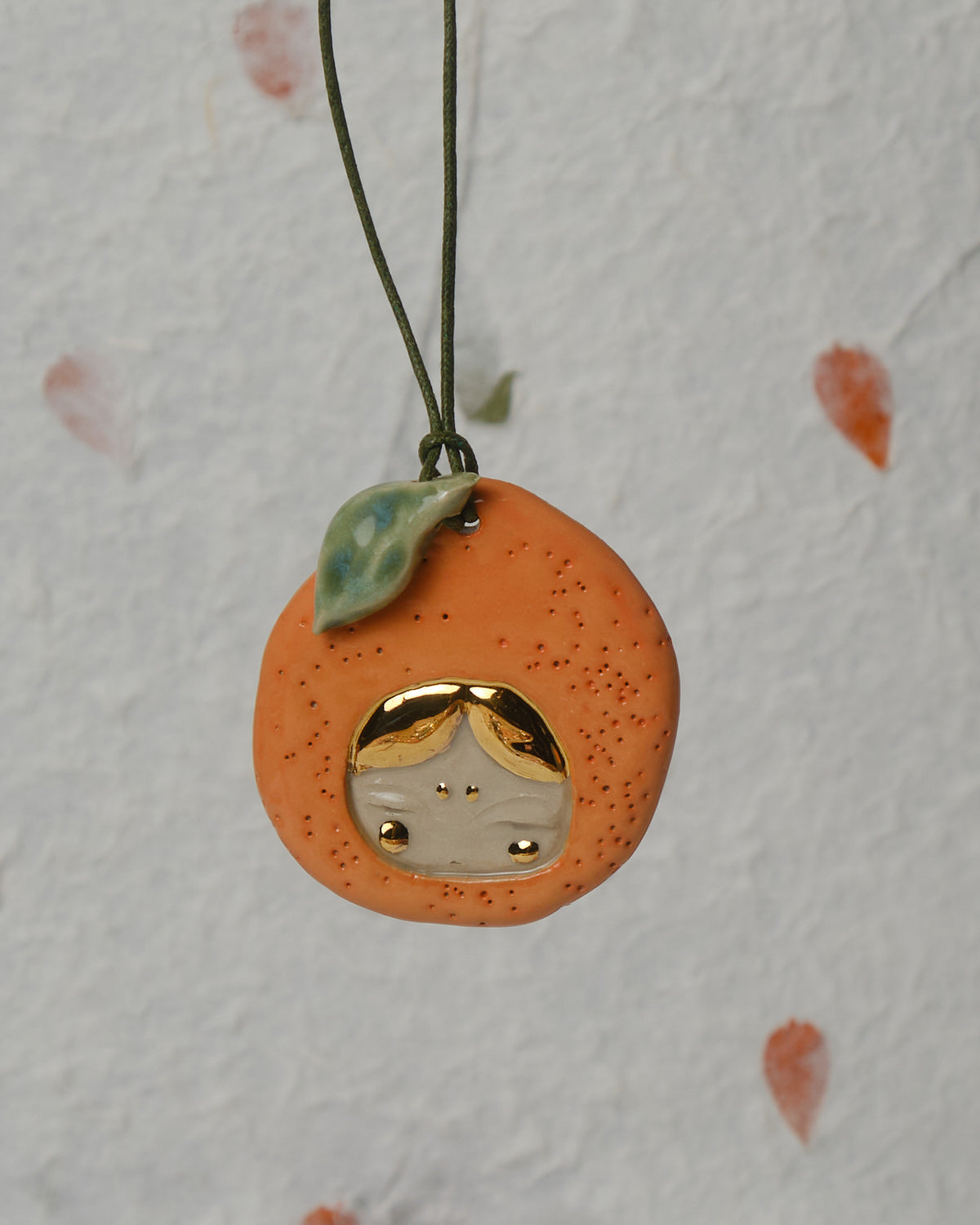 Orange Girl Ornament I