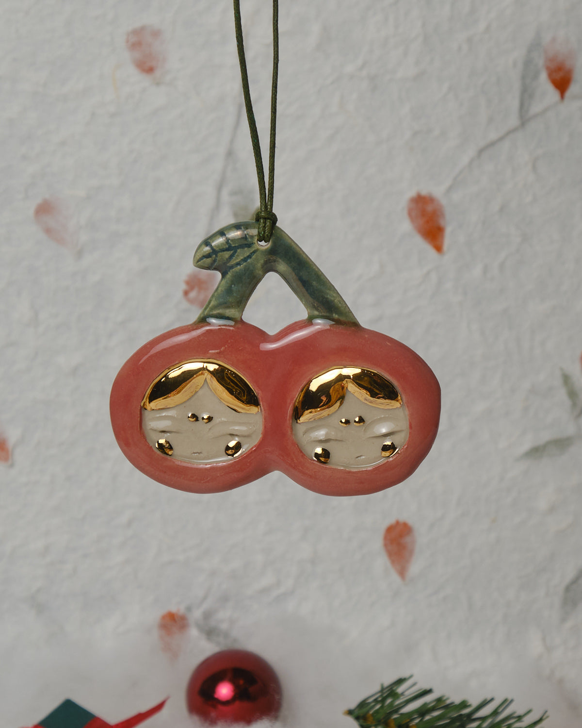 Cherry Girl Ornament I