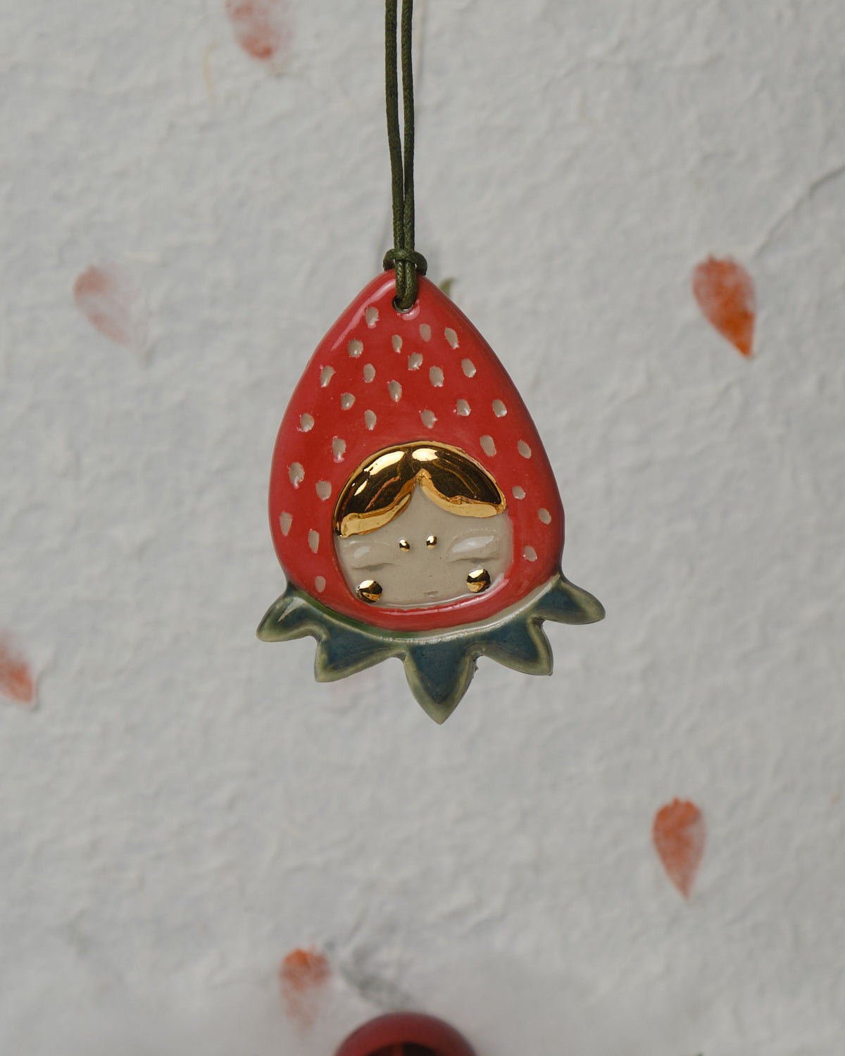 Strawberry Girl Ornament I