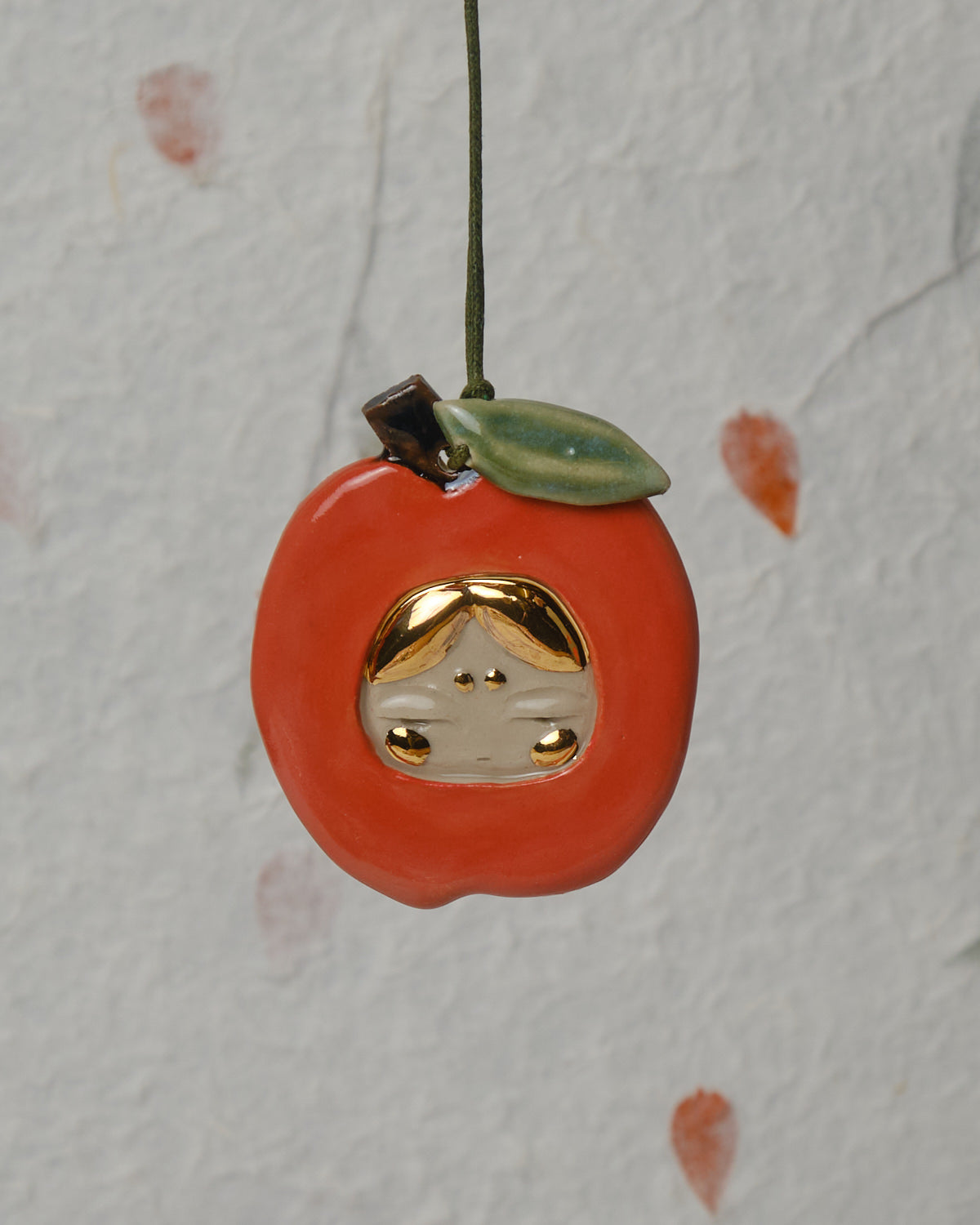 Apple Girl Ornament I