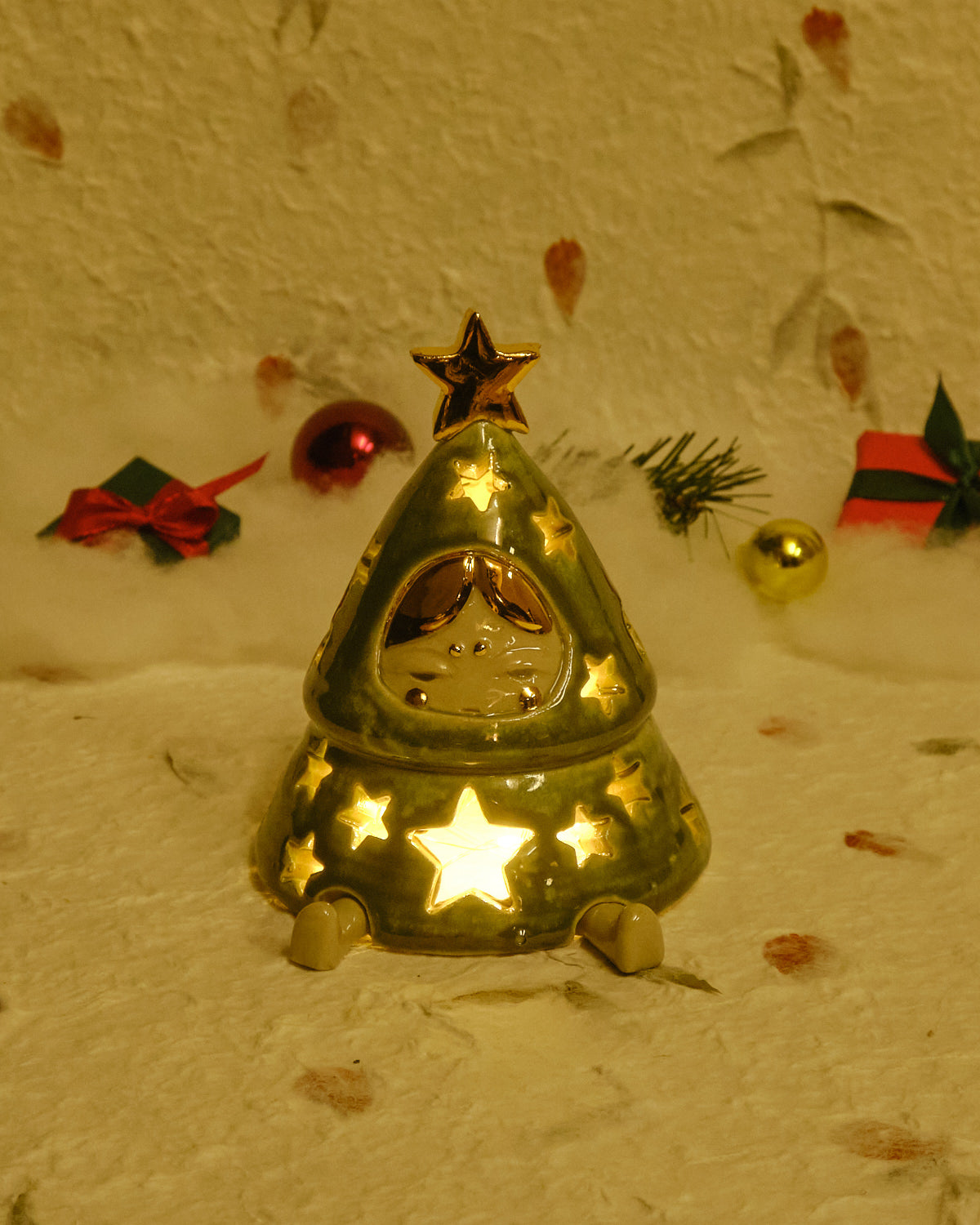 Christmas Tree Fairy-Light Holder