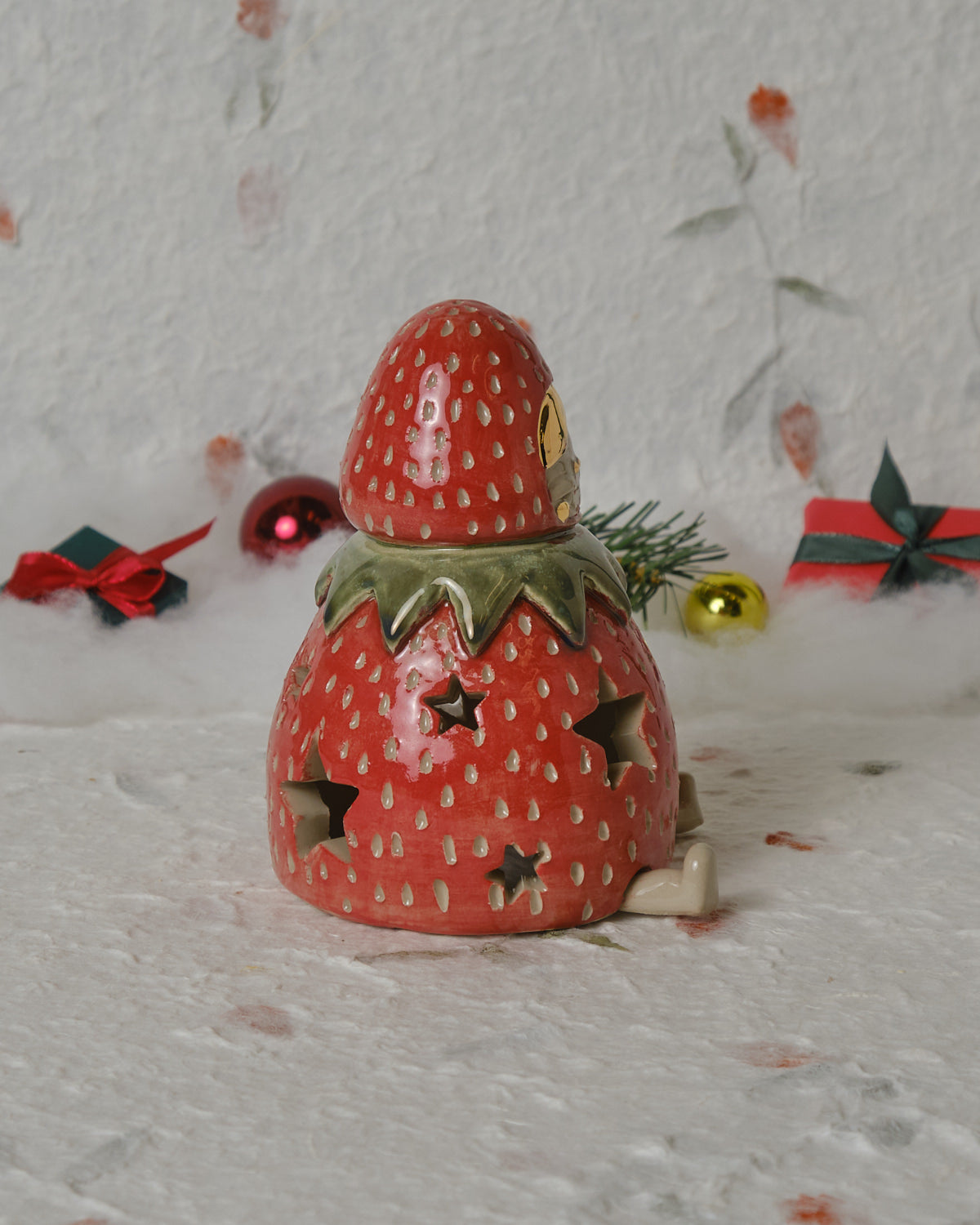 Strawberry Girl Fairy-Light Holder