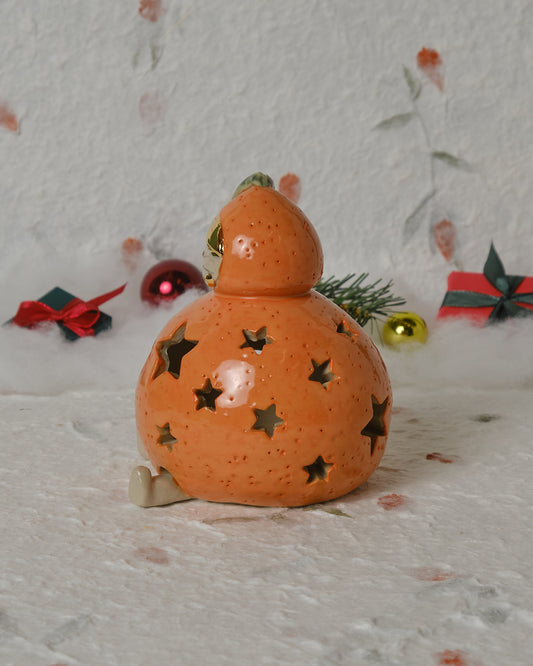 Orange Girl Fairy-Light Holder