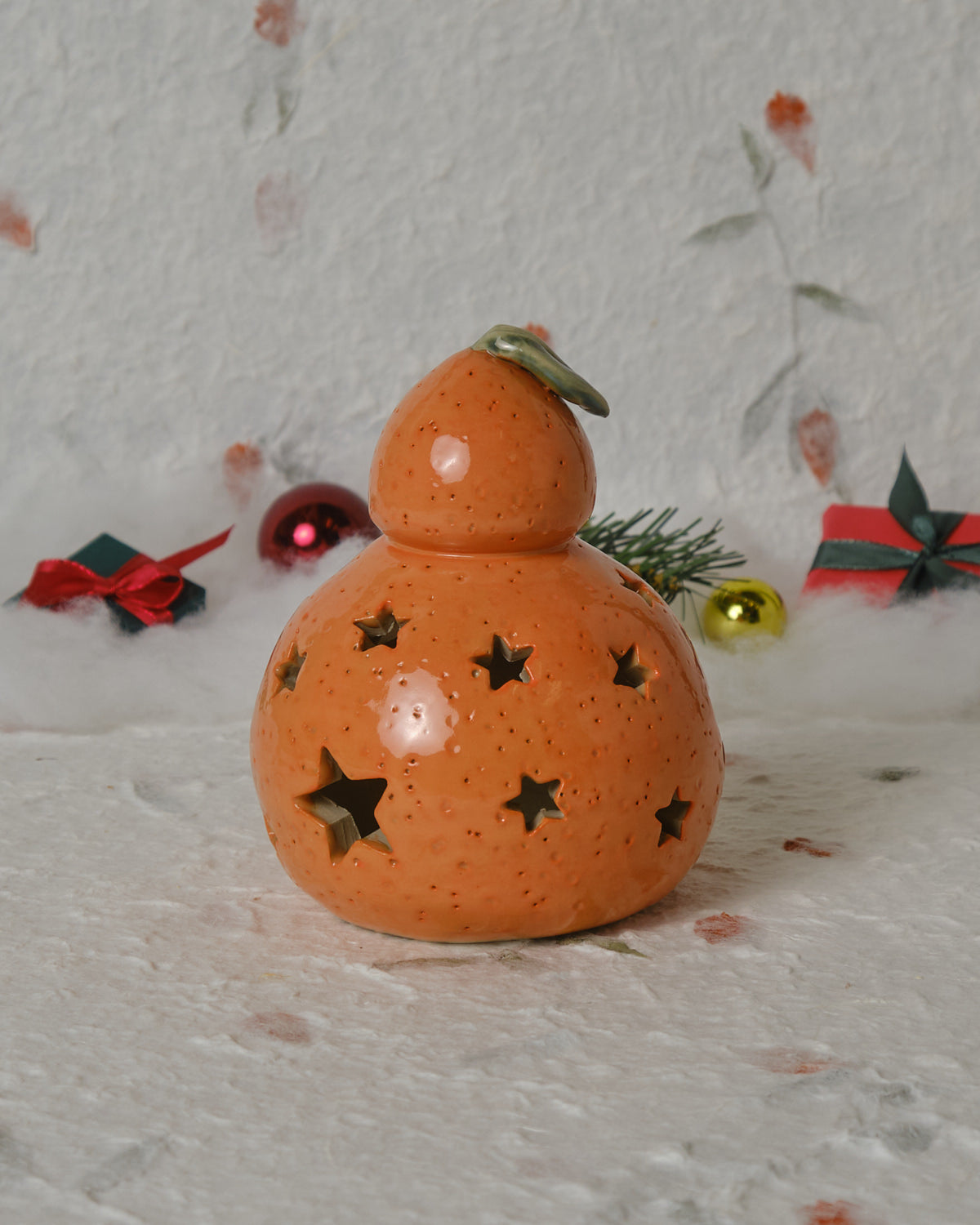 Orange Girl Fairy-Light Holder