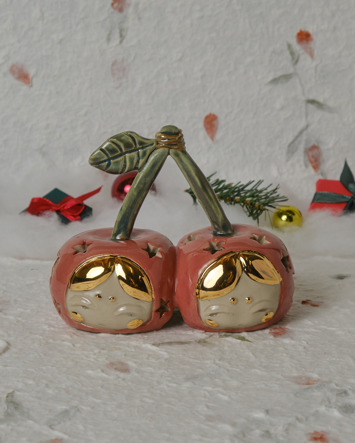 Cherry Girl Fairy-Light Holder