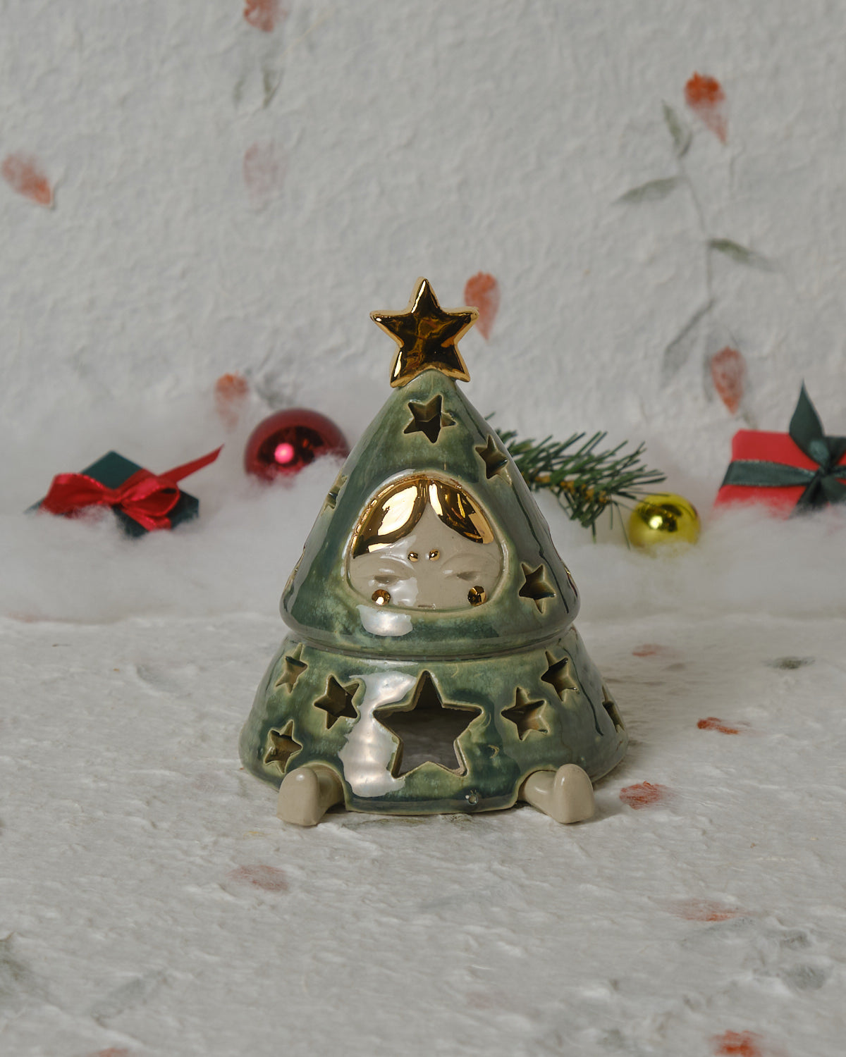 Christmas Tree Fairy-Light Holder