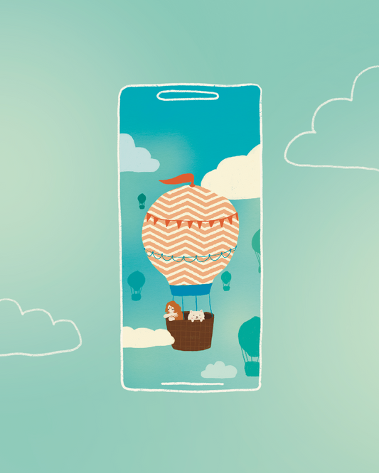 Digital wallpaper - Hot Air Balloon