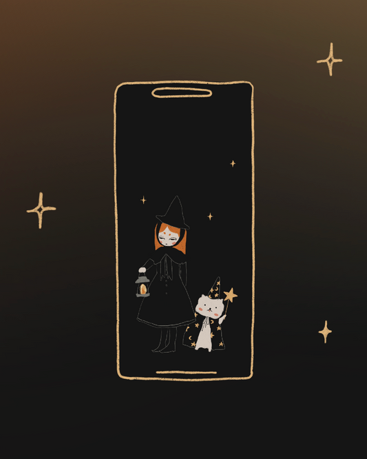 Digital wallpaper - Witchy